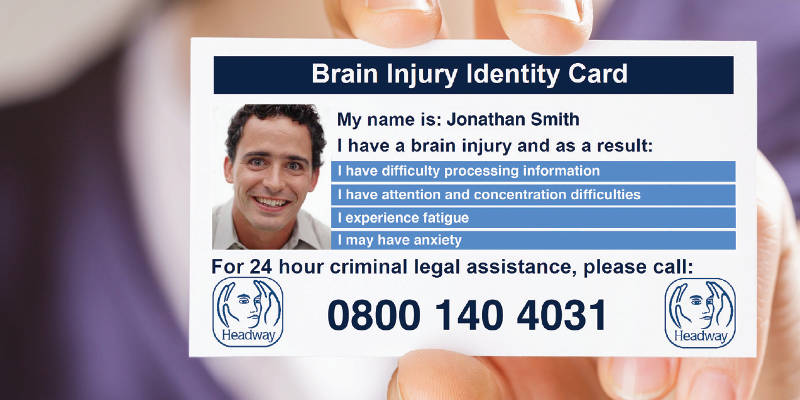 The Headway Brain Injury Identity Card